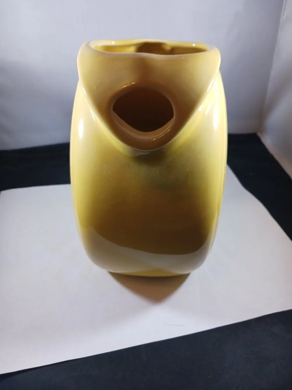 Fiestaware Large Disc Pitcher Ceramic Yellow Fiesta 67oz